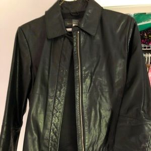 Banana Republic Leather Motorcycle Jacket